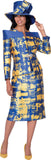GMI 401062 royal blue skirt suit
