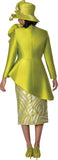 GMI 401762 green skirt suit