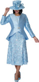 GMI 401783 baby blue skirt suit