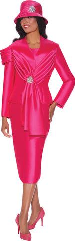 GMI 9983 magenta skirt suit