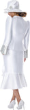 GMI 401903 white skirt suit