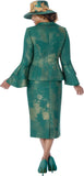 GMI 401932 green skirt suit