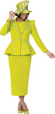 GMI 402003 green skirt suit