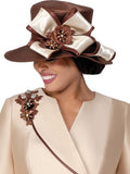GMI H400992 brown brim hat