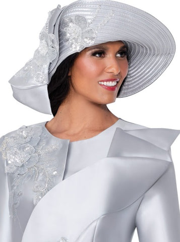 GMI H400572 silver brim hat