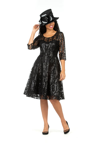 Giovanna D1537 black dress