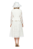 Giovanna D1545 off white dress