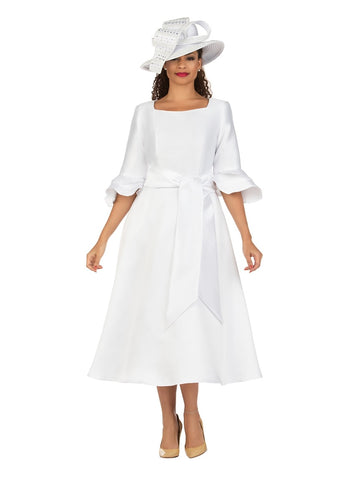 Giovanna D1586 white maxi dress
