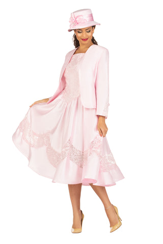Giovanna D1593 pink jacket dress