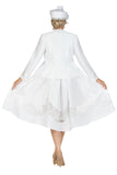 Giovanna D1593 white lace jacket dress