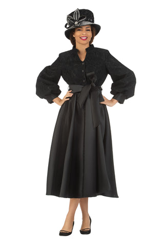 Giovanna D1657 black maxi dress