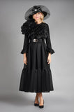 Giovanna D1674 black maxi dress