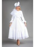 Giovanna D1674 white maxi dress
