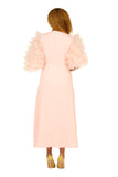 Giovanna D1677 peach maxi dress