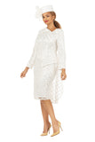 Giovanna D1683 off white lace dress