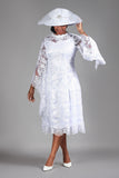 Giovanna D1684 white lace dress