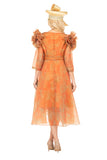 Giovanna D1685 Orange organza dress