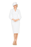 Giovanna D1692 white sheath dress