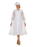 Giovanna D1694 white jacket dress