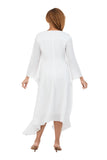 Giovanna D1700 white handkerchief dress