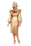 Giovanna D1712 copper dress