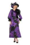 Giovanna D1714 purple maxi dress