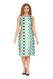 Giovanna D7218 green polka dot dress
