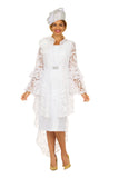 Giovanna D7220 white jacket dress
