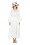 Giovanna D7224 off white maxi dress