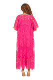 Giovanna 2419 fuchsia lace dress