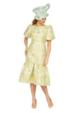 Giovanna 2425 lime green dress