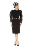 Giovanna 2427 black stretchable dress