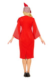 Giovanna DP2445 red bell sleeve dress