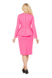 Giovanna DP2451 fuchsia pink scuba dress