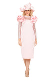Giovanna DP2452 pink scuba dress