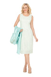 Giovanna 2453 blue brocade dress