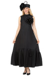 Giovanna DP2457 black maxi dress