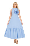 Giovanna DP2457 blue dress