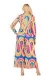 Giovanna DP2459 print pant set
