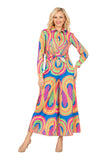 Giovanna DP2459 multi colored pant set