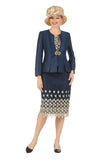 Giovanna G1202 lace skirt suit
