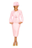 Giovanna G1316 pink skirt suit