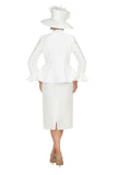 Giovanna G1324 off white skirt suit