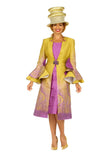 Giovanna G1327 mustard jacket dress