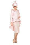 Giovanna G1329 pale pink skirt suit