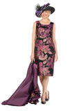 Giovanna G1341 plum dress