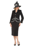 Giovanna G1356 black skirt suit