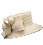 Giovanna H0960 champagne gold small brim hat