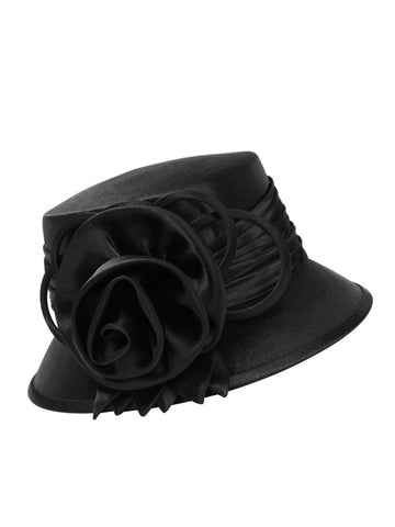 Giovanna HM935 black small brim hat