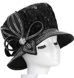 Giovanna HR22137 black lace hat